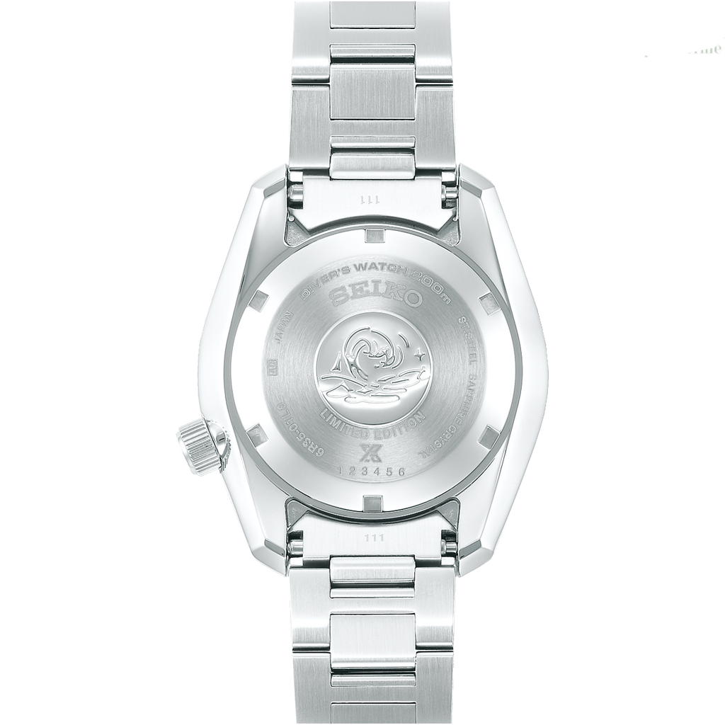 Seiko Prospex 140th Anniversary Limited Divers Green Dial Silver Steel Strap Watch For Men - SPB207J1