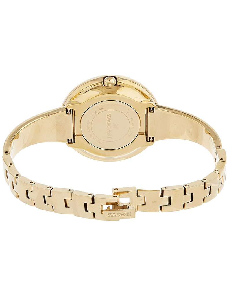 Swarovski Crystalline Bracelet White Dial Gold Steel Strap Watch for Women - 5269253