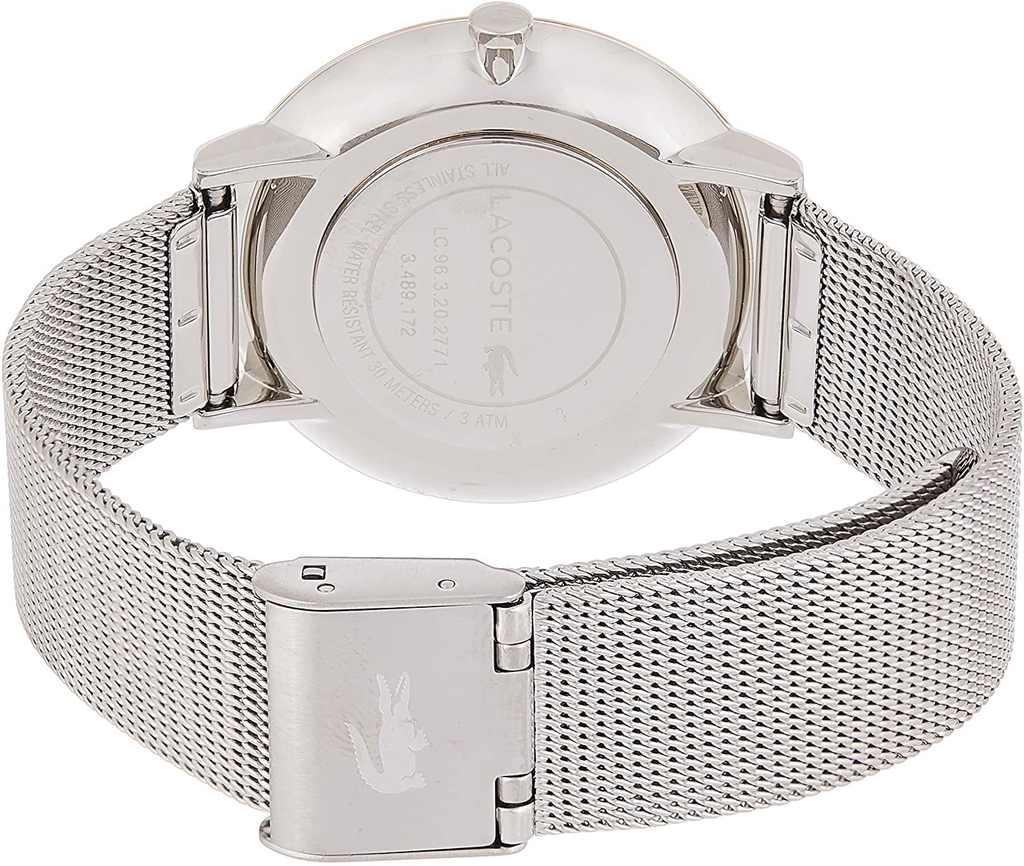 Swarovski Octea Nova Black Dial Silver Mesh Bracelet Watch for Women - 5430420