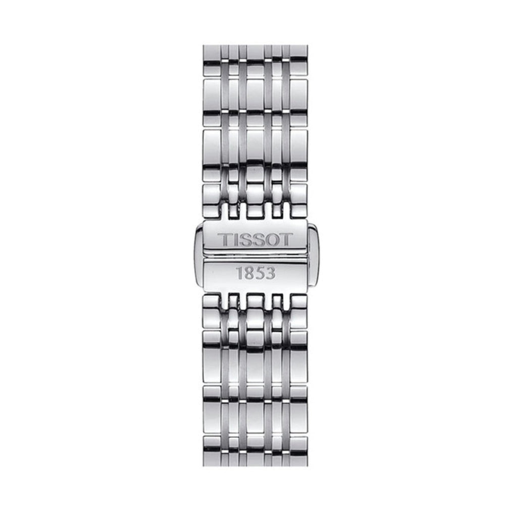 Tissot T Classic Carson Automatic White Dial Silver Steel Strap Watch For Women - T085.207.11.011.00