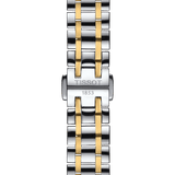 Tissot Chemin Des Tourelles Powermatic 80 Lady Mother of Pearl White Dial Two Tone Steel Strap Watch For Women - T099.207.22.118.00
