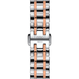 Tissot Chemin Des Tourelles Powermatic 80 Helvetic Price Lady Silver Dial Two Tone Steel Strap Watch For Women - T099.207.22.118.01