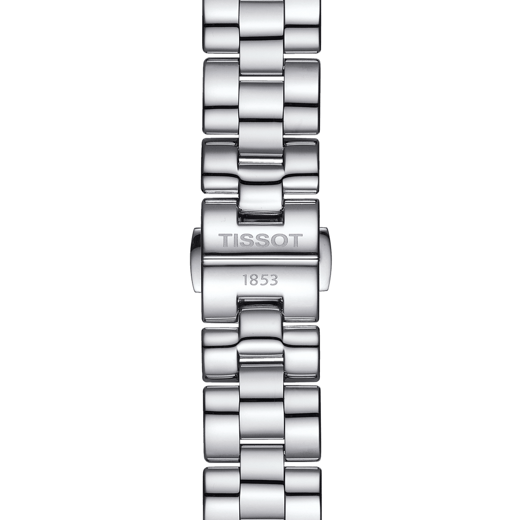 Tissot T Wave II Blue Dial Silver Steel Strap Watch For Women - T112.210.11.046.00