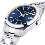 Tissot Gentlemen Powermatic 80 Silicium Blue Dial Silver Steel Strap Watch For Men - T127.407.11.041.00