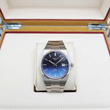 Tissot Powermatic 80 Automatic Gradient Blue Dial Silver Steel Strap Watch for Men - T137.407.11.051.01