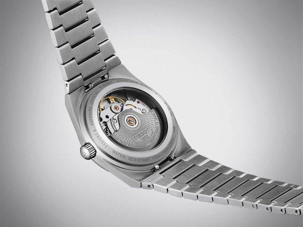 Tissot PRX Powermatic 80 Green Dial Silver Steel Strap Watch for Men - T137.207.11.091.00