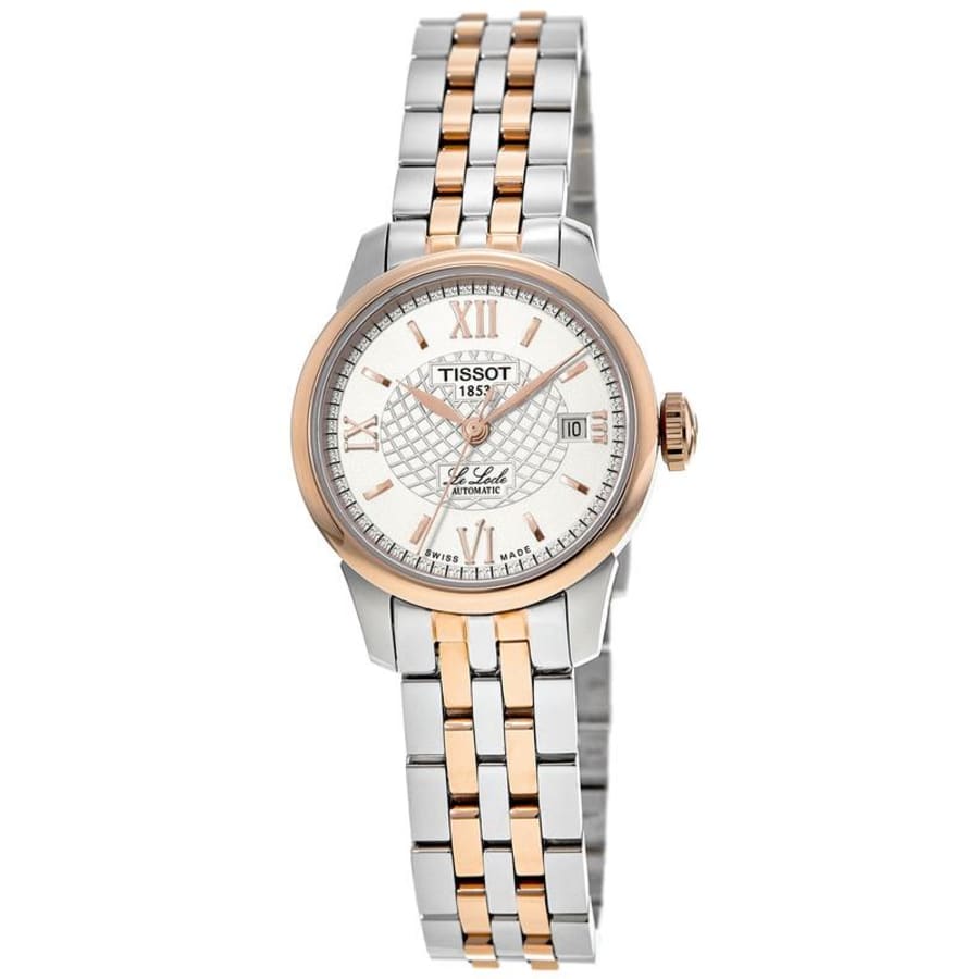 Tissot Le Locle Automatic Small Lady Silver Dial Two Tone Steel Strap Watch For Women - T41.2.183.33