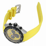 Tag Heuer Formula 1 Chronograph Yellow Dial Yellow Rubber Strap Watch for Men - CAZ101AM.FT8054