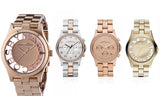 Marc Jacobs Henry Rose Gold Dial Rose Gold Steel Strap Watch for Women - MBM3207