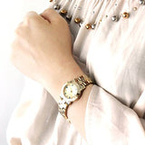 Marc Jacobs Amy Dexter Gold Dial Gold Steel Strap Watch for Women - MBM3218