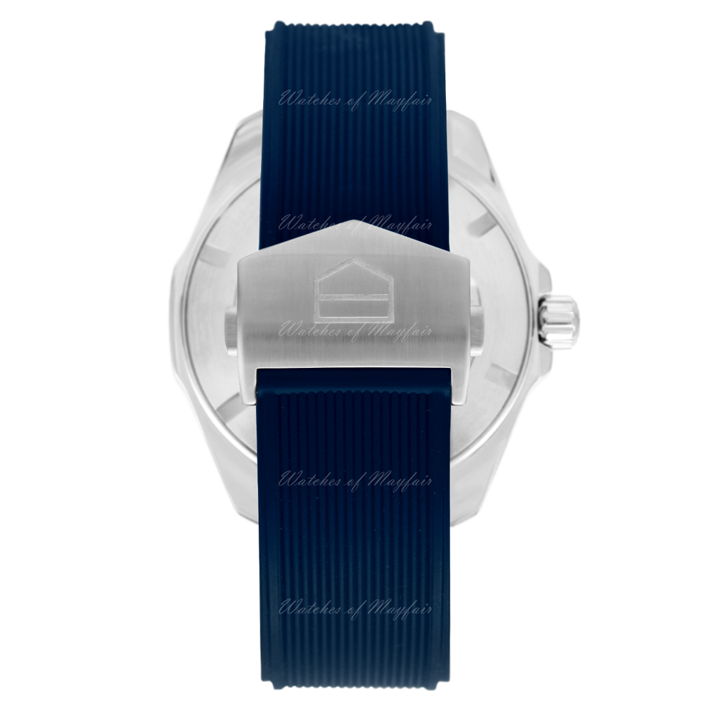 Tag Heuer Aquaracer Calibre 5 Automatic Blue Dial Blue Rubber Strap Watch for Men - WAY201B.FT6150