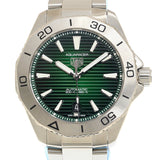 Tag Heuer Aquaracer Professional 200 Automatic Green Dial Silver Steel Strap Watch for Men - WBP2115.BA0627