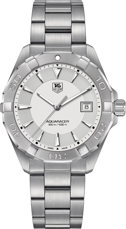 Tag Heuer Aquaracer White Dial Watch for Men - WAY1111.BA0928