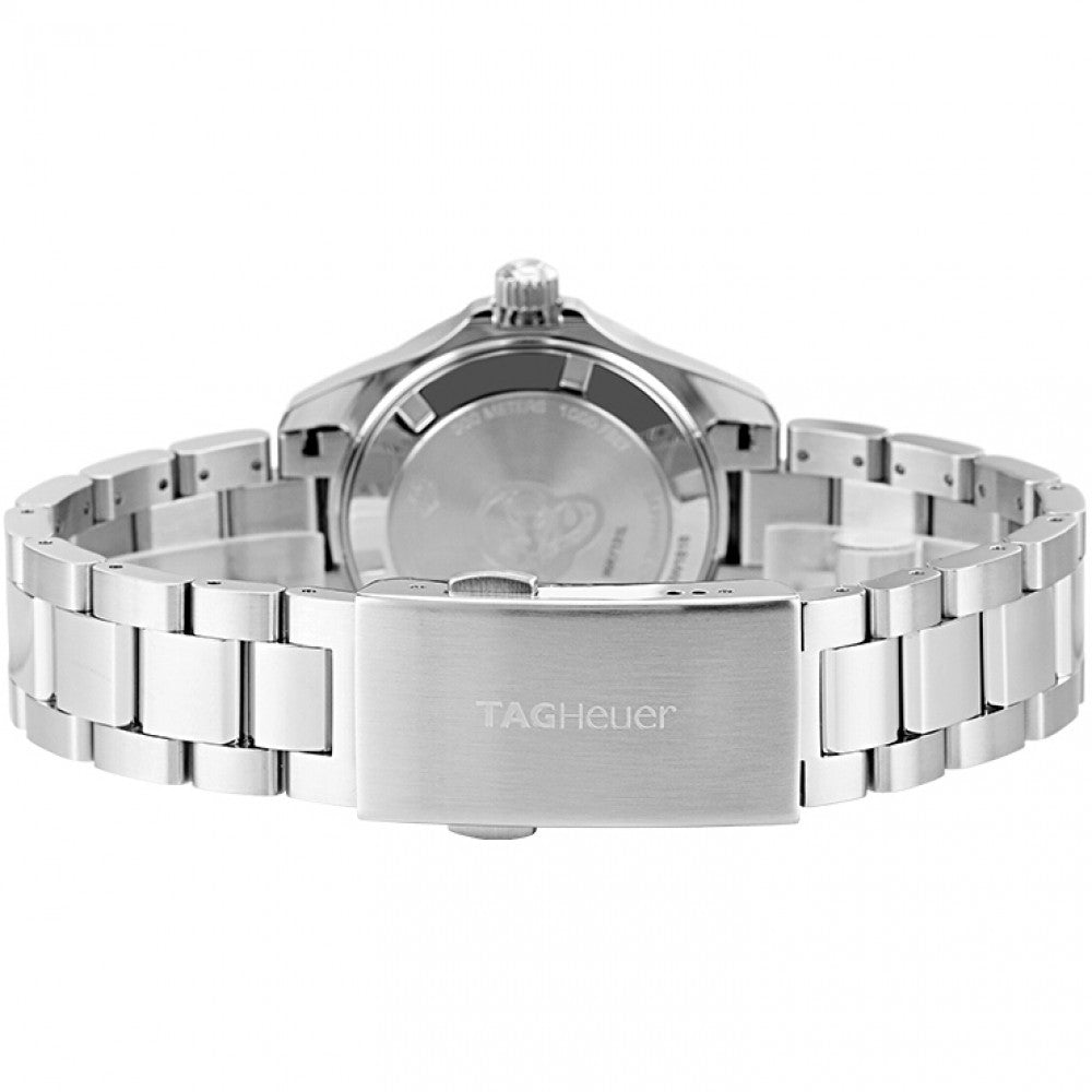 Tag Heuer Aquaracer Quartz Diamonds Blue Dial Silver Steel Strap Watch for Women - WAY131N.BA0748