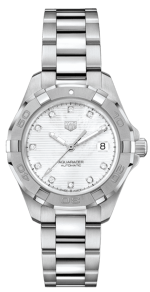 Tag Heuer Aquaracer White Mother of Pearl Dial Watch for Women - WBD1314.BA0740