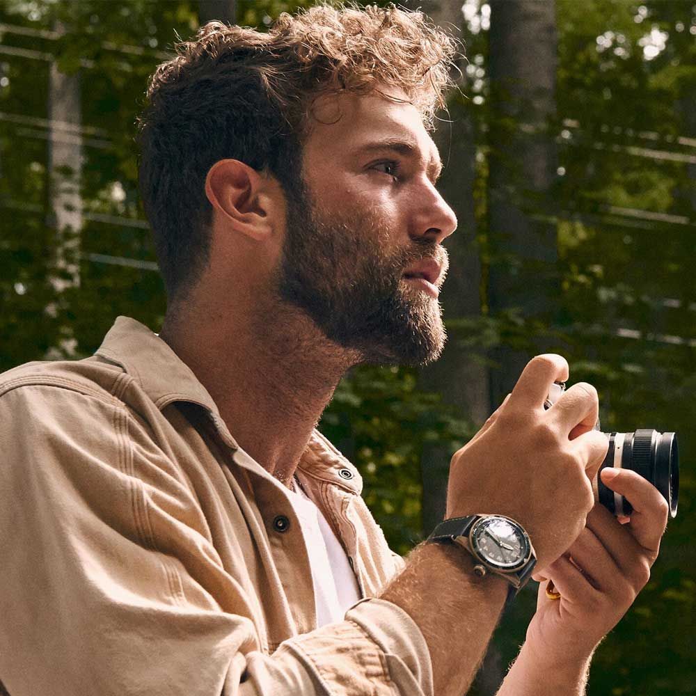 Tag Heuer Autavia Automatic Grey Dial Brown Leather Strap Watch for Men - WBE5114.FC8266