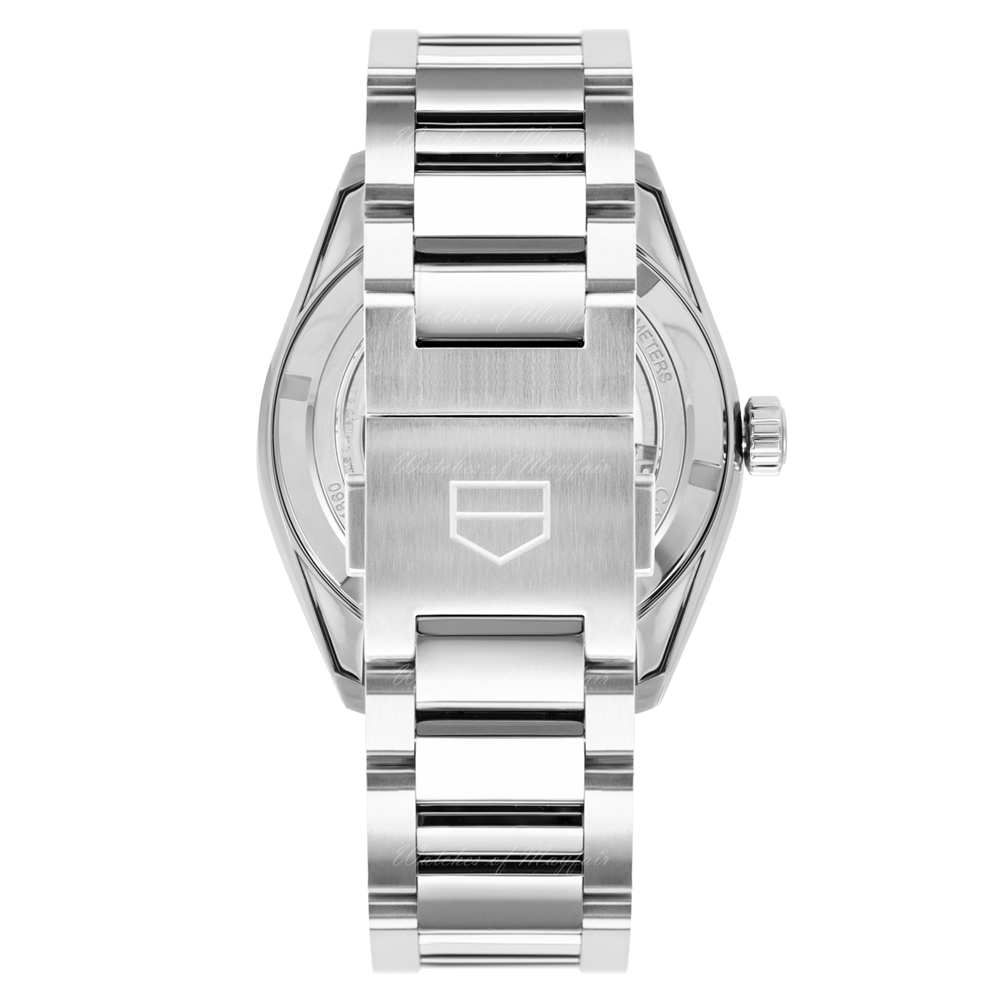 Tag Heuer Carrera Date Blue Dial Silver Steel Strap Watch for Men - WBN2112.BA0639