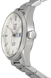 Tag Heuer Carrera Calibre 5 Automatic White Dial Silver Steel Strap Watch for Men - WAR201B.BA0723