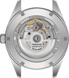 Tag Heuer Carrera Calibre 5 Automatic Black Dial Black Leather Strap Watch for Men - WAR201C.FC6266