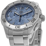 Tag Heuer Aquaracer Professional 200 Date Blue Dial Silver Steel Strap Watch for Men - CBP1112.BA0627