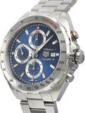 Tag Heuer Formula 1 Automatic Chronograph Blue Dial Silver Strap Watch for Men - CAZ2015.BA0876