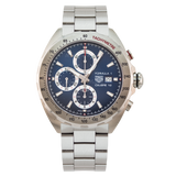 Tag Heuer Formula 1 Automatic Chronograph Blue Dial Silver Strap Watch for Men - CAZ2015.BA0876