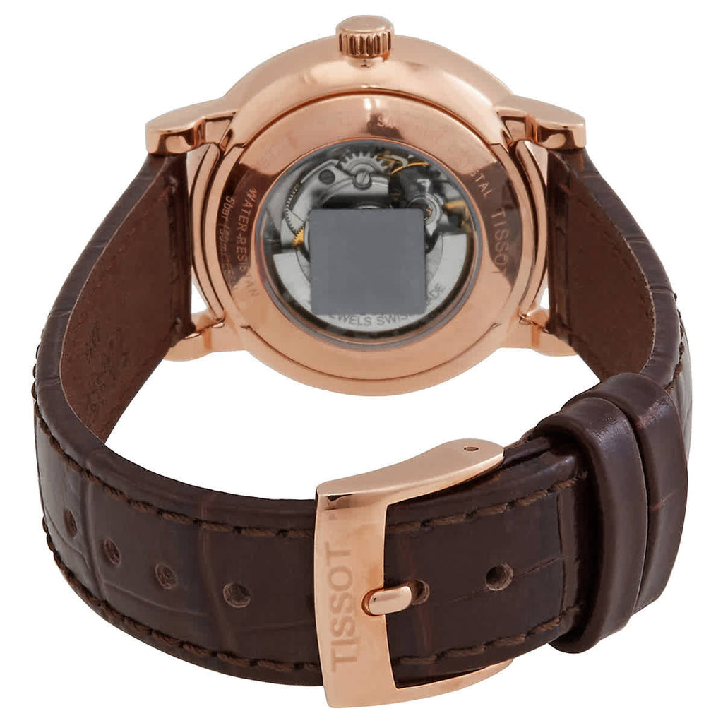 Tissot T Classic Carson White Dial Brown Leather Strap Watch For Women - T085.207.36.013.00