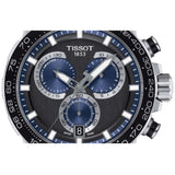 Tissot Supersport Chrono Black Dial Blue Nylon Strap Watch for Men - T125.617.17.051.03