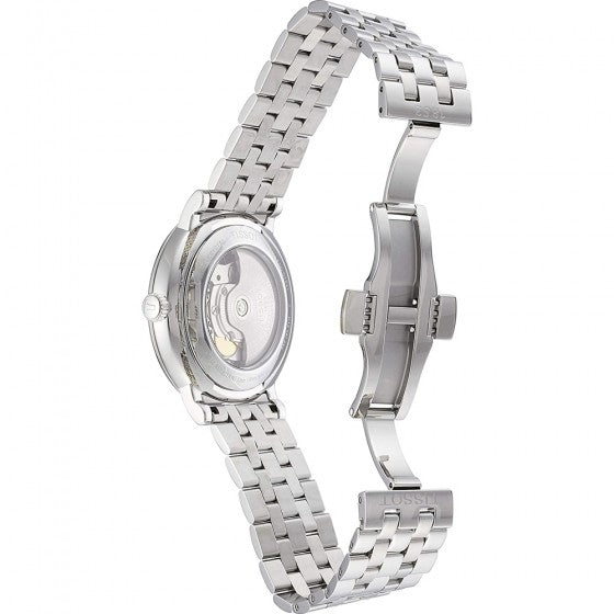 Tissot T Classic Carson Premium Powermatic 80 Black Dial Silver Steel Strap Watch For Men - T122.407.11.051.00