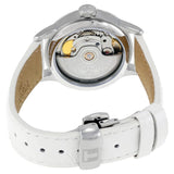 Tissot Chemin Des Tourelles Powermatic 80 Lady White Dial White Leather Strap Watch For Women - T099.207.16.116.00