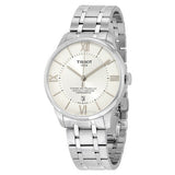 Tissot T Classic Chemin Des Tourelles Silver Dial Silver Steel Strap Watch For Men - T099.408.11.038.00