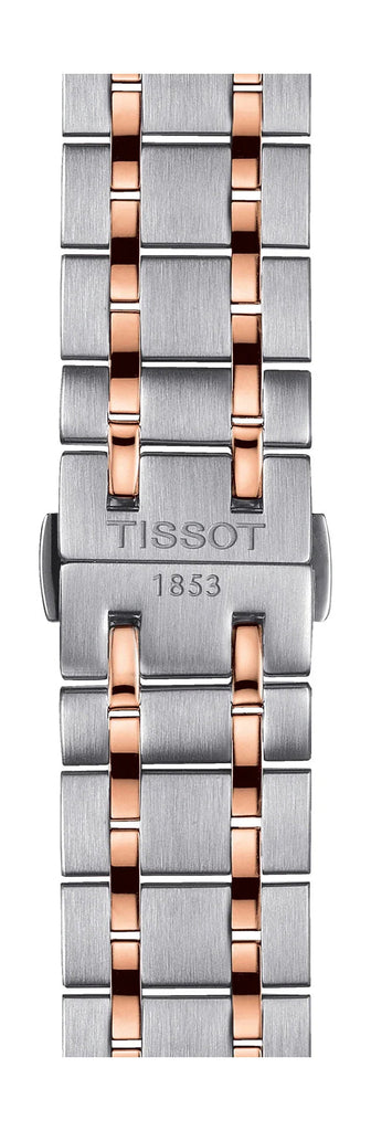 Tissot Chemin des Tourelles Powermatic 80 Silver Dial Two Tone Steel Strap Watch for Men - T099.407.22.038.02