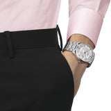 Tissot Luxury Powermatic 80 Silver Dial Silver Steel Strap Watch For Men - T086.407.11.037.00