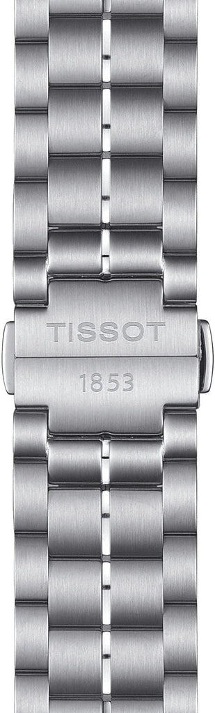 Tissot Luxury Powermatic 80 Silver Dial Silver Steel Strap Watch For Men - T086.407.11.037.00