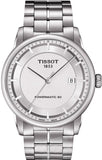 Tissot Luxury Powermatic 80 Silver Dial Silver Steel Strap Watch For Men - T086.407.11.037.00