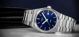 Tissot PRX Blue Dial Silver Steel Strap Watch For Men - T137.210.11.041.00