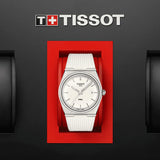 Tissot PRX 40 White Dial White Rubber Strap Watch For Men - T137.410.17.011.00
