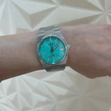 Tissot PRX Powermatic 80 Light Green Dial Silver Steel Strap Watch for Men - T137.207.11.091.01