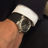 Tissot PRX Black Dial Black Rubber Strap Watch For Men - T137.410.17.051.00