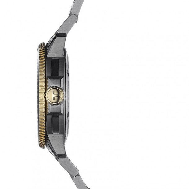 Tissot Seastar 1000 Powermatic 80 Black Dial Two Tone Steel Strap Watch For Men - T120.407.22.051.00