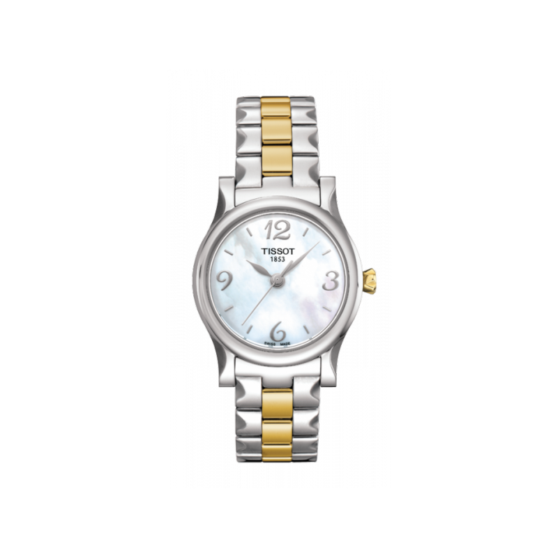 Tissot T Wave Mother of Pearl Dial Watch For Women - T028.210.22.117.00