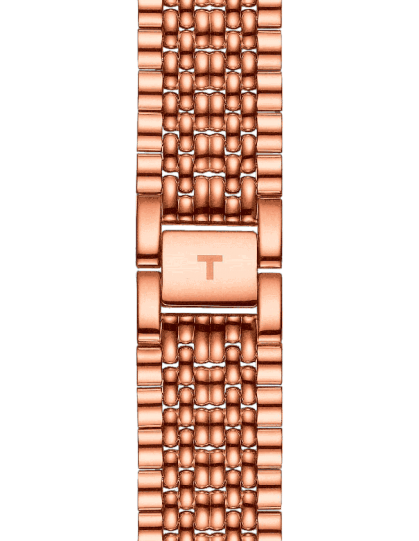 Tissot T Classic Everytime White Dial Rose Gold Mesh Bracelet Watch for Men - T109.610.33.032.00