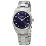 Tissot Gentleman Blue Dial Silver Steel Strap Watch For Men - T127.410.11.041.00