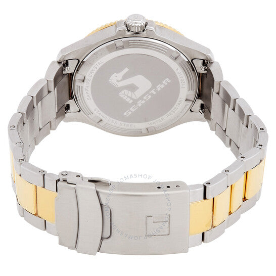 Tissot Seastar 1000 Black Dial Two Tone Steel Strap Watch For Men - T120.410.22.051.00