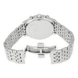 Tissot T Classic Tradition Chronograph Black Dial Silver Steel Strap Watch For Men - T063.617.11.067.00