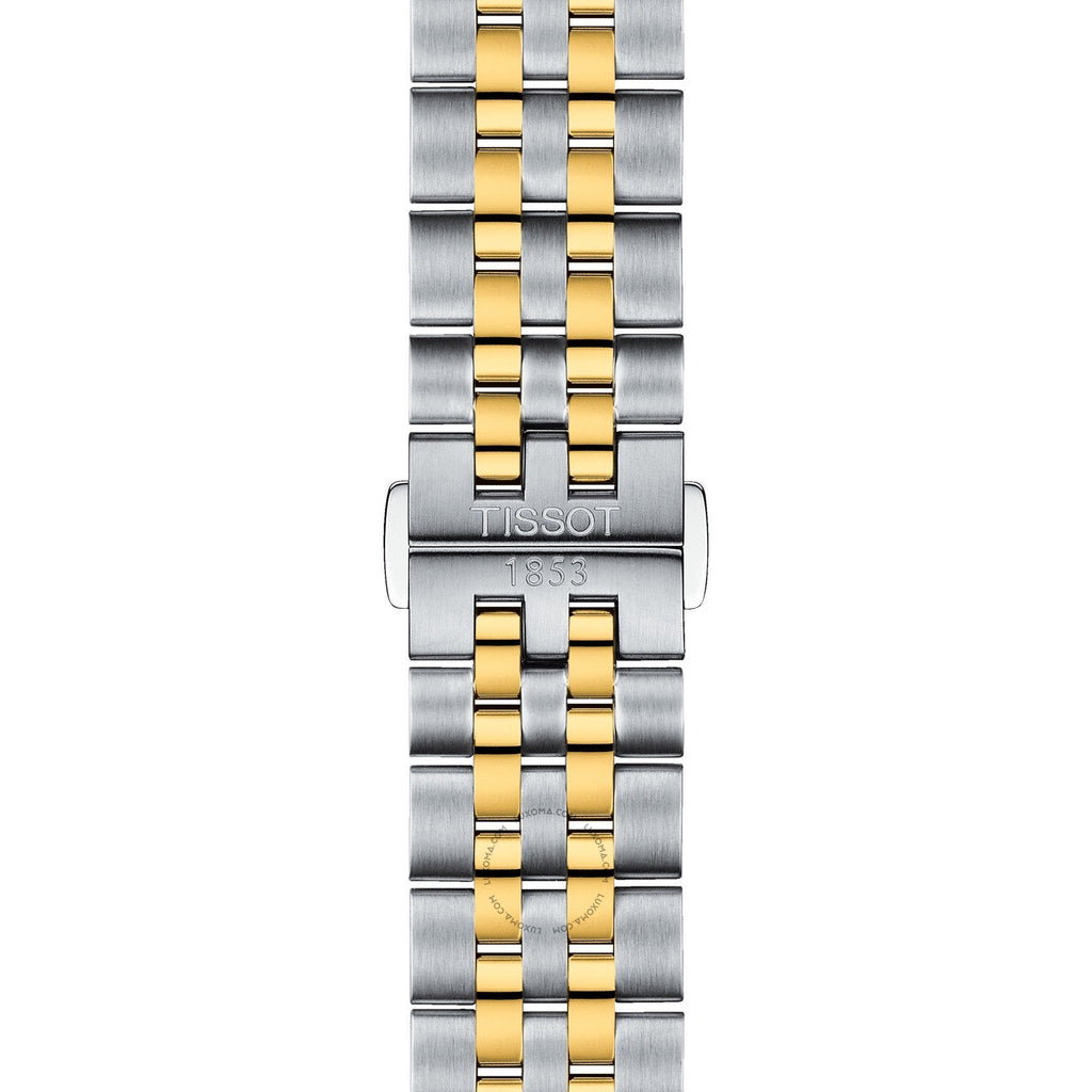 Tissot Ballade Powermatic 80 Chronometer Silver Dial Two Tone Steel Strap Watch For Men - T108.408.22.037.00