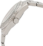 Guess Luna Diamonds Silver Dial Silver Steel Strap Watch for Women - W0729L1