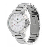 Tommy Hilfiger White Dial Silver Steel Strap Watch for Women - 1781397