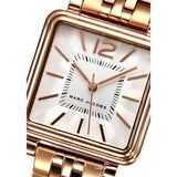 Marc Jacobs Vic Silver Dial Rose Gold Steel Strap Watch for Women - MJ3514