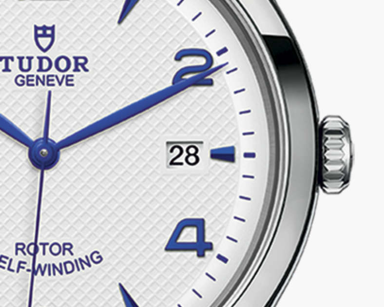 Tudor 1926 Automatic White Dial Silver Steel Strap Watch for Men - M91650-0005